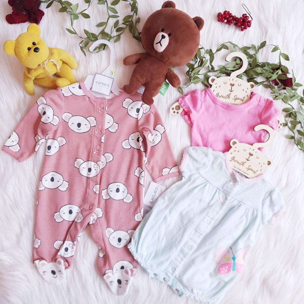 ππΈHPππΈ CARTER'S Baby Girl Clothes Bundle 3M - Picture 1 of 5